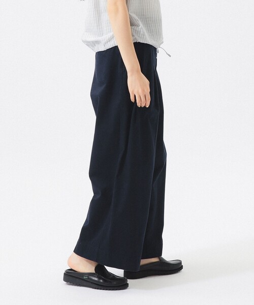 BEAMS BOY(ビームスボーイ)の「ワイド タック チノ パンツ(チノパンツ・レディース・ベージュ/ネイビー・0/1/2)」の5枚目の写真