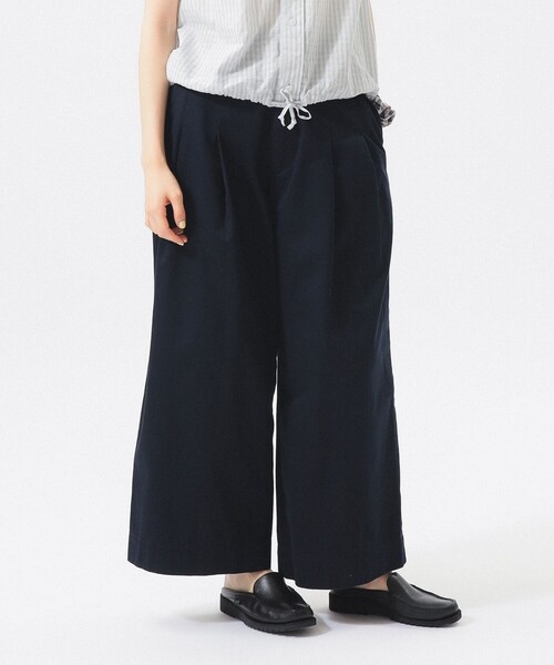 BEAMS BOY(ビームスボーイ)の「ワイド タック チノ パンツ(チノパンツ・レディース・ベージュ/ネイビー・0/1/2)」の6枚目の写真