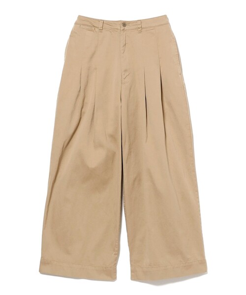 BEAMS BOY(ビームスボーイ)の「ワイド タック チノ パンツ(チノパンツ・レディース・ベージュ/ネイビー・0/1/2)」の7枚目の写真