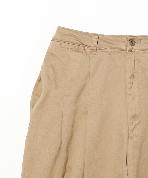 BEAMS BOY(ビームスボーイ)の「ワイド タック チノ パンツ(チノパンツ・レディース・ベージュ/ネイビー・0/1/2)」の8枚目の写真