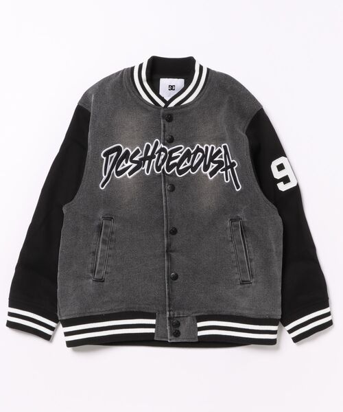 DC（ディーシー）の「DC/ディーシー 26 KD VARSITY JACKET キッズ ジャケット YJK261501（その他アウター・キッズ・ライトブルー/ブラック・130cm/140cm/150cm/160cm）」の18枚目の写真