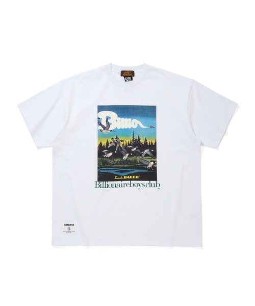 BILLIONAIRE BOYS CLUB(ビリオネア・ボーイズ・クラブ)の「BILLIONAIRE BOYS CLUB x EDDIE BAUER COTTON T-SHIRT #1(Tシャツ/カットソー・メンズ・ブラック/ホワイト/グリーン・MEDIUM/LARGE/X-LARGE)」の1枚目の写真