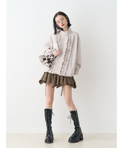 jouetie（ジュエティ）の「アニマルギャザーハンドバッグ（ハンドバッグ・レディース・アイボリー/ブラック・FREE）」の10枚目の写真