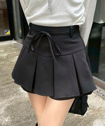 continuer de NICE CLAUP | 【2026SS】リボン付プリーツスカパン(スカート)