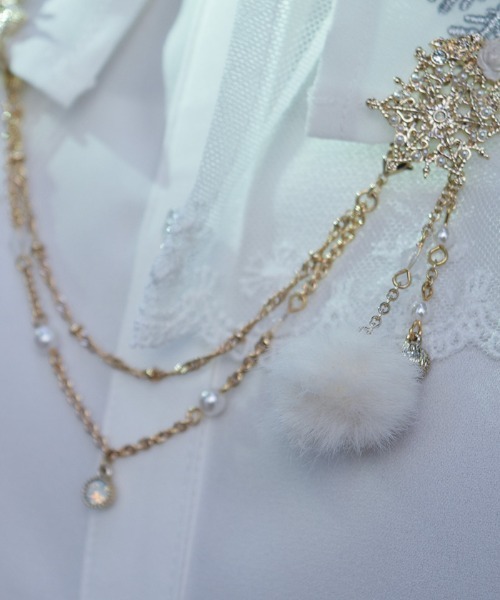 axes femme（アクシーズファム）の「雪薔薇モチーフ襟クリップ（その他雑貨・レディース・ゴールド/シルバー・FREE）」の19枚目の写真