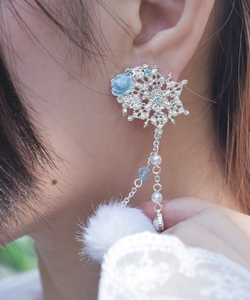 axes femme（アクシーズファム）の「雪薔薇モチーフ襟クリップ（その他雑貨・レディース・ゴールド/シルバー・FREE）」の22枚目の写真