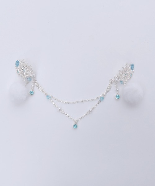 axes femme（アクシーズファム）の「雪薔薇モチーフ襟クリップ（その他雑貨・レディース・ゴールド/シルバー・FREE）」の13枚目の写真