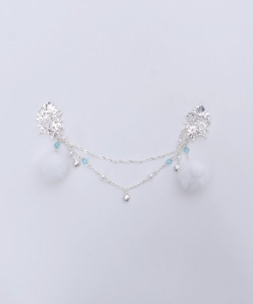 axes femme（アクシーズファム）の「雪薔薇モチーフ襟クリップ（その他雑貨・レディース・ゴールド/シルバー・FREE）」の14枚目の写真