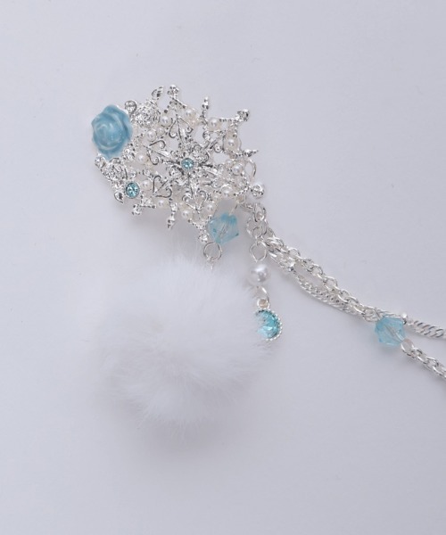 axes femme（アクシーズファム）の「雪薔薇モチーフ襟クリップ（その他雑貨・レディース・ゴールド/シルバー・FREE）」の15枚目の写真