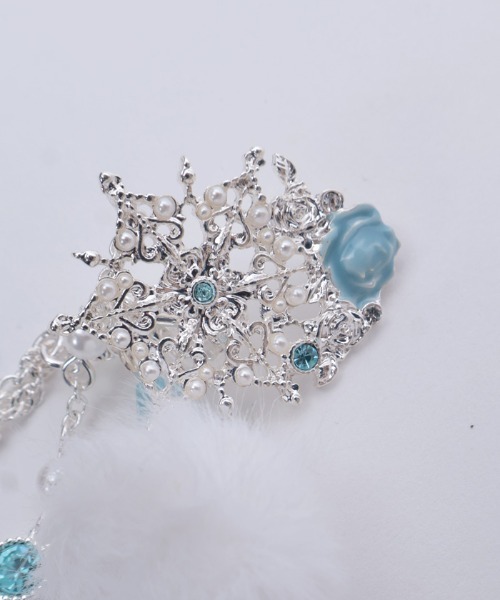 axes femme（アクシーズファム）の「雪薔薇モチーフ襟クリップ（その他雑貨・レディース・ゴールド/シルバー・FREE）」の18枚目の写真