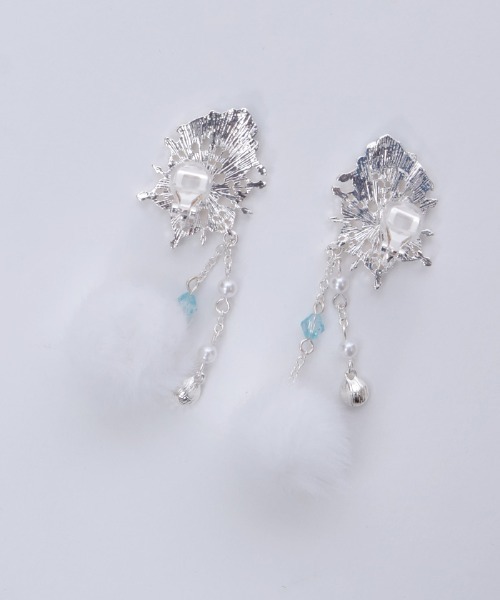 axes femme（アクシーズファム）の「雪薔薇モチーフ襟クリップ（その他雑貨・レディース・ゴールド/シルバー・FREE）」の9枚目の写真