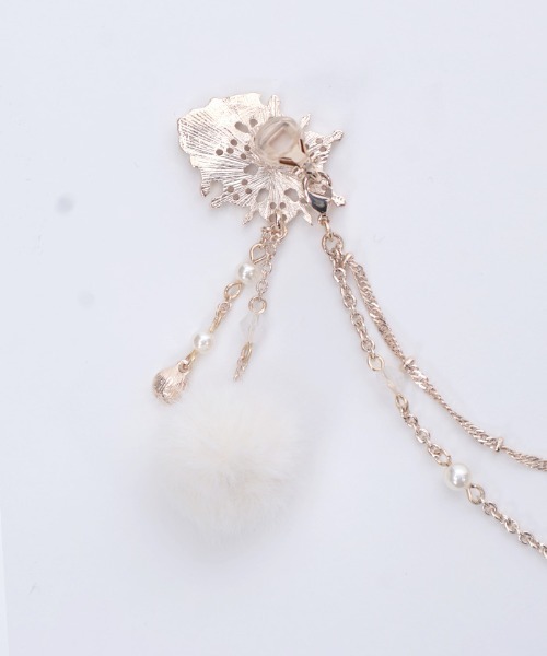 axes femme（アクシーズファム）の「雪薔薇モチーフ襟クリップ（その他雑貨・レディース・ゴールド/シルバー・FREE）」の12枚目の写真