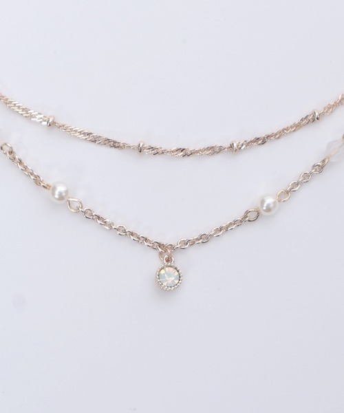 axes femme（アクシーズファム）の「雪薔薇モチーフ襟クリップ（その他雑貨・レディース・ゴールド/シルバー・FREE）」の3枚目の写真