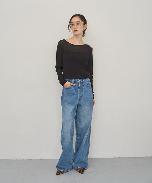 model：H163　着用サイズ：F