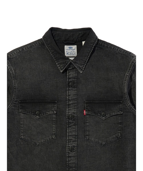 ciota ウエスタンシャツ、ベスト ブラック　サイズ6 美品 Levi's/リーバイス リラックスフィット ウエスタンシャツ（シャツ