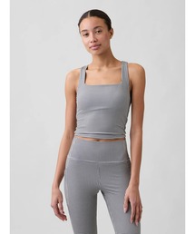 GAP | GapFit Studio リサイクル スクエアネック ブラキャミ(キャミソール)