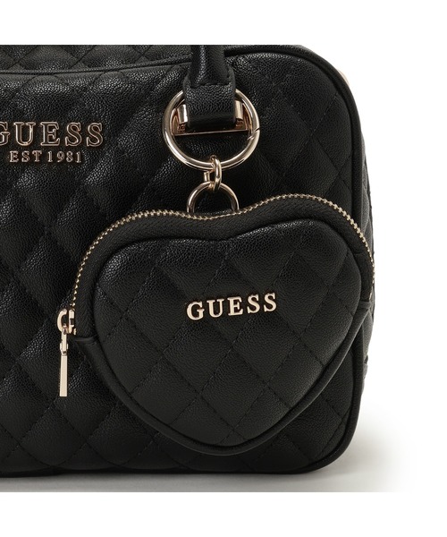 Guess(ゲス)の「ATABEY Box Satchel ハンドバッグ (ハンドバッグ・レディース・ブラック・ONE SIZE)」の12枚目の写真