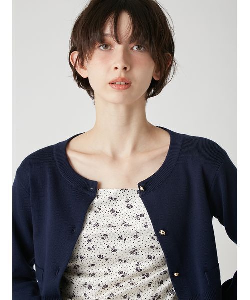 LILY BROWN（リリーブラウン）の「カーデセットプリントキャミワンピース（ワンピース・レディース・アイボリー/イエロー/ピンク・0/1）」の9枚目の写真