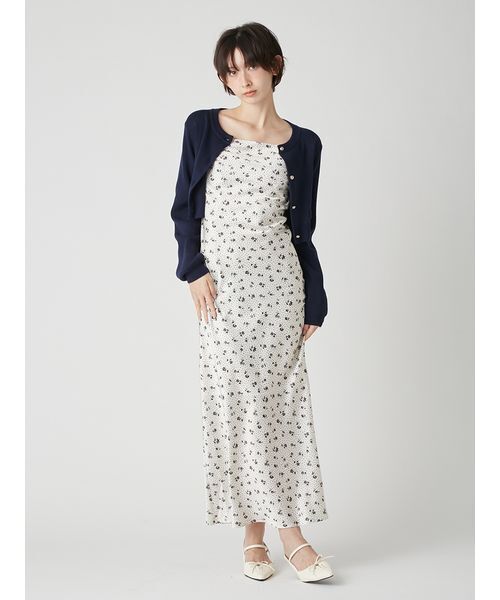 LILY BROWN（リリーブラウン）の「カーデセットプリントキャミワンピース（ワンピース・レディース・アイボリー/イエロー/ピンク・0/1）」の16枚目の写真