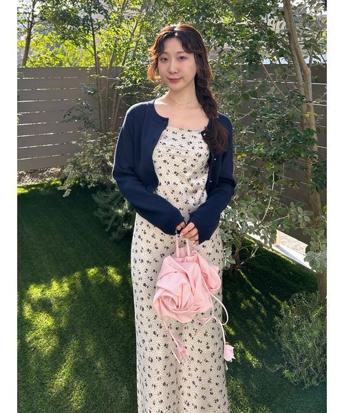 LILY BROWN（リリーブラウン）の「カーデセットプリントキャミワンピース（ワンピース・レディース・アイボリー/イエロー/ピンク・0/1）」の17枚目の写真