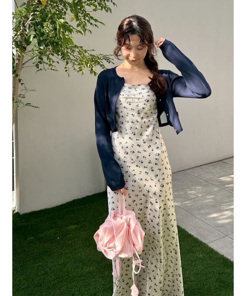 LILY BROWN（リリーブラウン）の「カーデセットプリントキャミワンピース（ワンピース・レディース・アイボリー/イエロー/ピンク・0/1）」の18枚目の写真