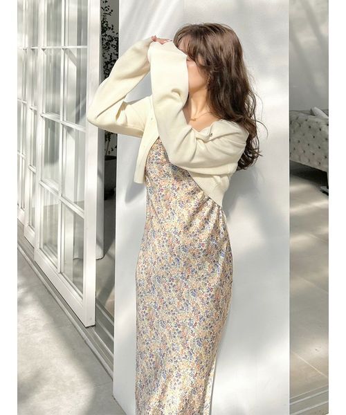 LILY BROWN（リリーブラウン）の「カーデセットプリントキャミワンピース（ワンピース・レディース・アイボリー/イエロー/ピンク・0/1）」の20枚目の写真