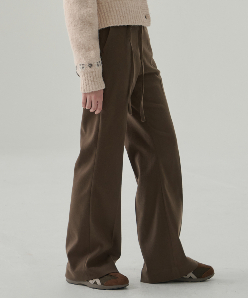 DRAWFIT WOMEN（ドローフィットウーマン）の「トスティ起毛ブーツカットスラックス[BROWN]（スラックス・レディース・その他・S/M/L）」の2枚目の写真