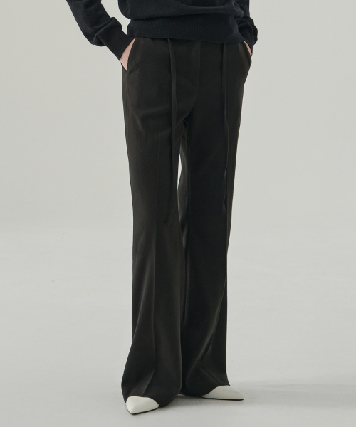 DRAWFIT WOMEN（ドローフィットウーマン）の「トスティ起毛ブーツカットスラックス[BROWN]（スラックス・レディース・その他・S/M/L）」の4枚目の写真