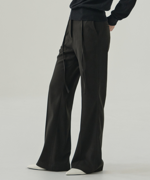 DRAWFIT WOMEN（ドローフィットウーマン）の「トスティ起毛ブーツカットスラックス[BROWN]（スラックス・レディース・その他・S/M/L）」の5枚目の写真