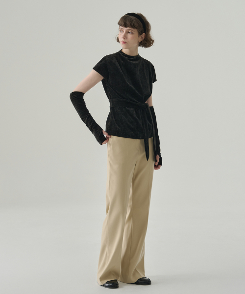 DRAWFIT WOMEN（ドローフィットウーマン）の「トスティ起毛ブーツカットスラックス[BROWN]（スラックス・レディース・その他・S/M/L）」の11枚目の写真