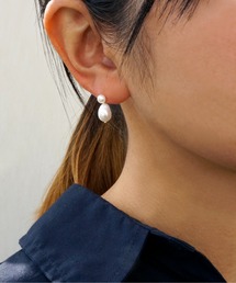 anq.（アンク）の「「anq.」K10/K14GF・淡水パールスイング ポストピアス（ピアス（両耳用））」