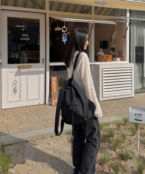ROIDESROIS(ロワデロワ)の「ドローストリングバックパック (ブラック)(バックパック/リュック・レディース・その他・FREE)」の17枚目の写真