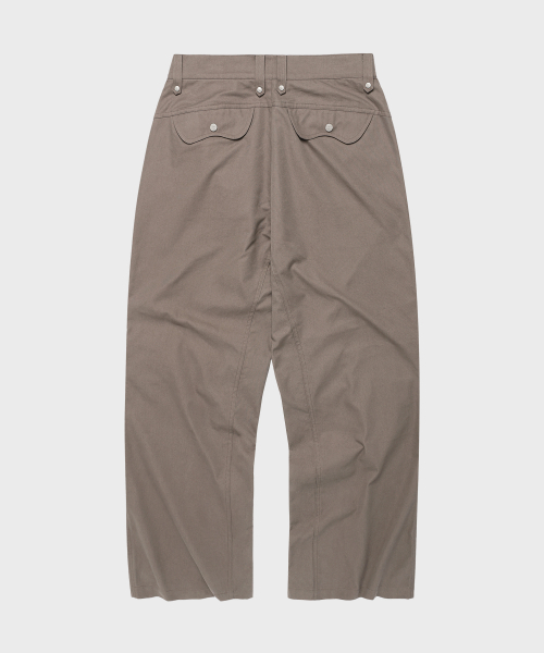 THEVINYLHOUSE(ザバイニルハウス)の「CURVED KNEE DART PANTS BROWN(その他パンツ・メンズ・その他・L/S/M)」の4枚目の写真