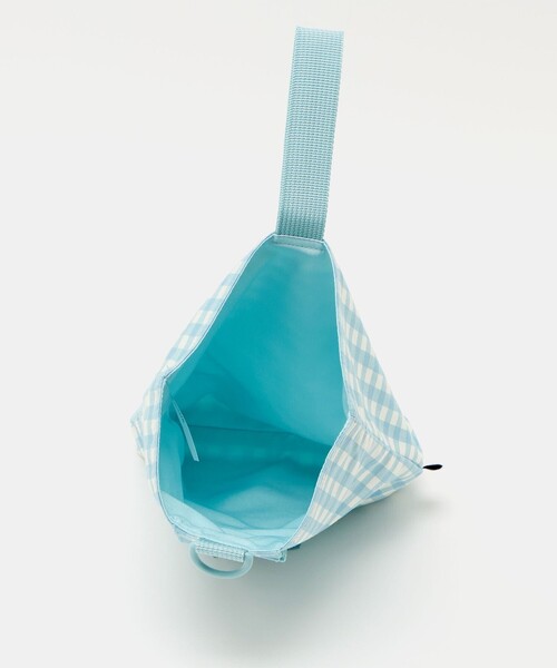 green label relaxing(グリーンレーベルリラクシング)の「シューズバッグ(ギンガム) / キッズ(トートバッグ・キッズ・ライトブルー/ライラック・FREE)」の8枚目の写真