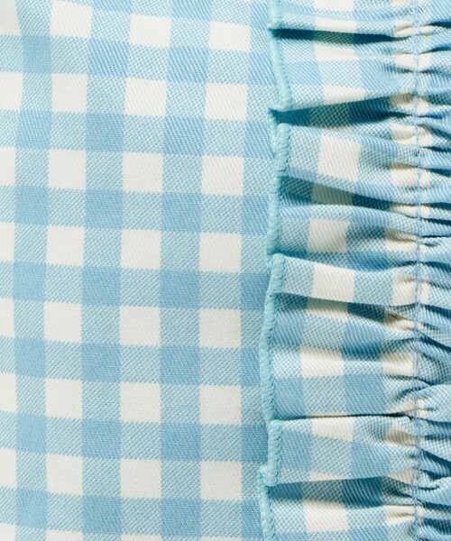 green label relaxing(グリーンレーベルリラクシング)の「シューズバッグ(ギンガム) / キッズ(トートバッグ・キッズ・ライトブルー/ライラック・FREE)」の11枚目の写真