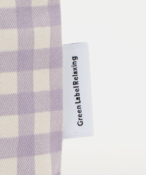 green label relaxing(グリーンレーベルリラクシング)の「シューズバッグ(ギンガム) / キッズ(トートバッグ・キッズ・ライトブルー/ライラック・FREE)」の15枚目の写真