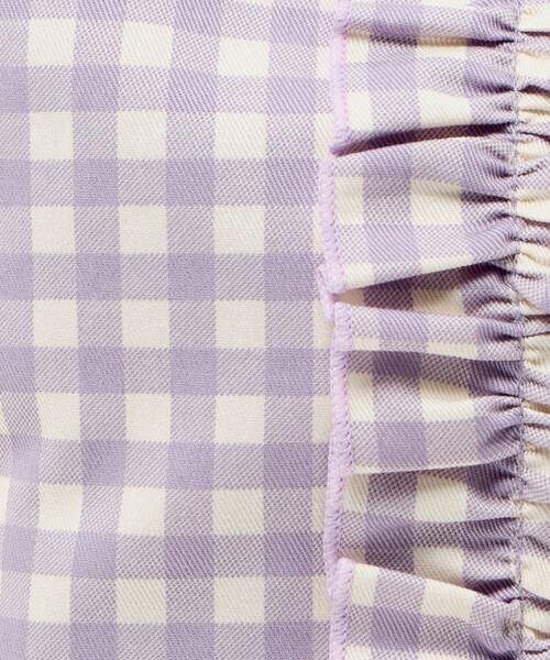 green label relaxing(グリーンレーベルリラクシング)の「シューズバッグ(ギンガム) / キッズ(トートバッグ・キッズ・ライトブルー/ライラック・FREE)」の16枚目の写真