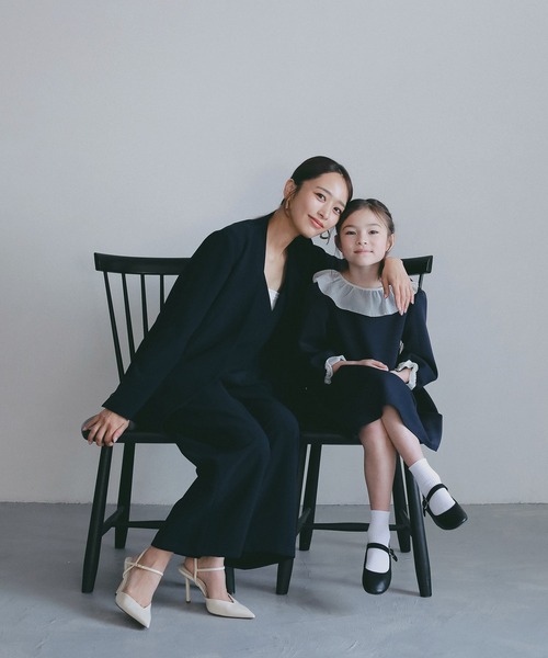 AJUGA.（アジュガ）の「イージーストレートワイドパンツ【セレモニー/オケージョン】（その他パンツ・レディース・ブラック/ネイビー・M/S）」の18枚目の写真