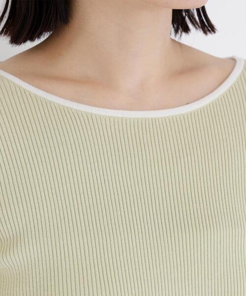 NATURAL BEAUTY BASIC(ナチュラルビューティーベーシック)の「◇ダブルカフスニット(ニット/セーター・レディース・ブルー系その他6/グリーン系その他3/ベージュ系その他・FREE)」の6枚目の写真
