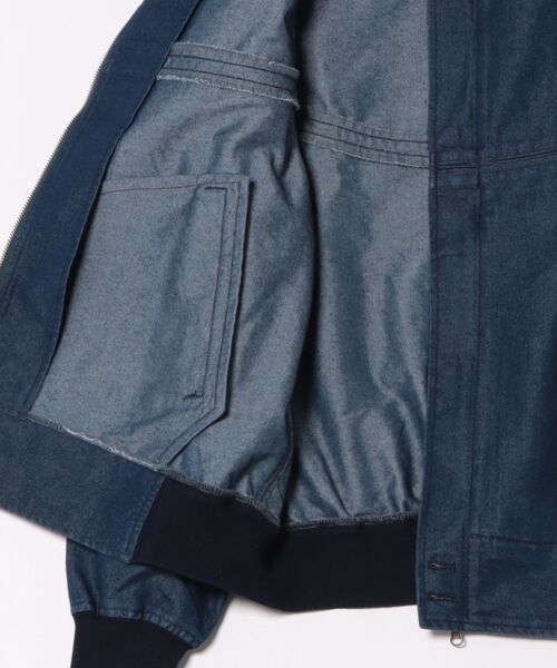 ムラサキスポーツ(ムラサキスポーツ)の「DEAR LAUREL/ディアローレル DNM DERBY JACKET ダービージャケット DL26S-0103(その他アウター・メンズ・インディゴブルー・L/XL/M)」の12枚目の写真