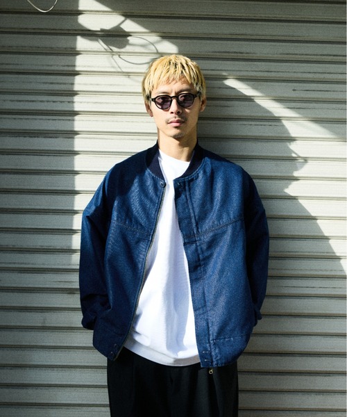 ムラサキスポーツ(ムラサキスポーツ)の「DEAR LAUREL/ディアローレル DNM DERBY JACKET ダービージャケット DL26S-0103(その他アウター・メンズ・インディゴブルー・L/XL/M)」の1枚目の写真