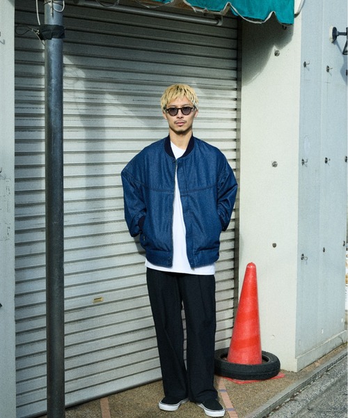 ムラサキスポーツ(ムラサキスポーツ)の「DEAR LAUREL/ディアローレル DNM DERBY JACKET ダービージャケット DL26S-0103(その他アウター・メンズ・インディゴブルー・L/XL/M)」の3枚目の写真
