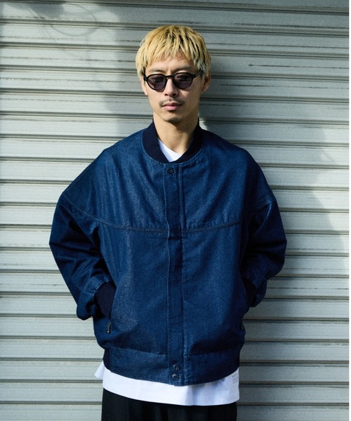 ムラサキスポーツ(ムラサキスポーツ)の「DEAR LAUREL/ディアローレル DNM DERBY JACKET ダービージャケット DL26S-0103(その他アウター・メンズ・インディゴブルー・L/XL/M)」の6枚目の写真