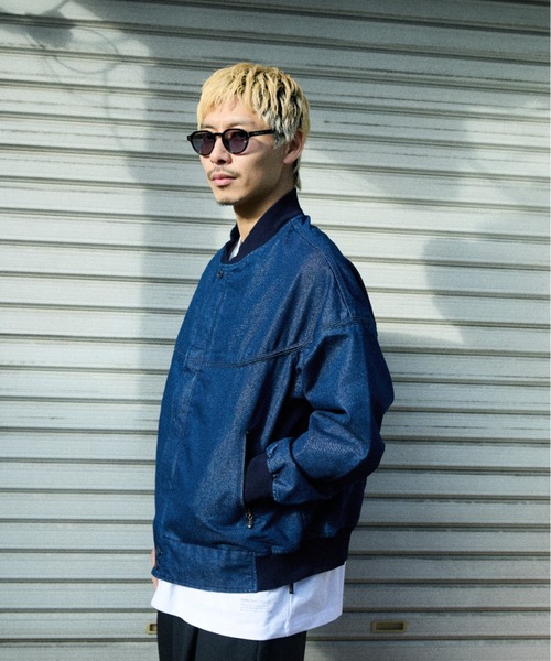 ムラサキスポーツ(ムラサキスポーツ)の「DEAR LAUREL/ディアローレル DNM DERBY JACKET ダービージャケット DL26S-0103(その他アウター・メンズ・インディゴブルー・L/XL/M)」の7枚目の写真