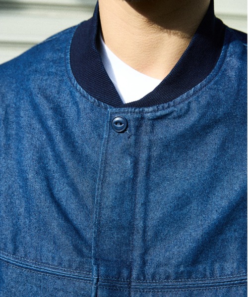 ムラサキスポーツ(ムラサキスポーツ)の「DEAR LAUREL/ディアローレル DNM DERBY JACKET ダービージャケット DL26S-0103(その他アウター・メンズ・インディゴブルー・L/XL/M)」の9枚目の写真