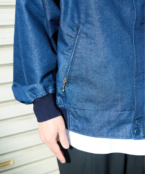 ムラサキスポーツ(ムラサキスポーツ)の「DEAR LAUREL/ディアローレル DNM DERBY JACKET ダービージャケット DL26S-0103(その他アウター・メンズ・インディゴブルー・L/XL/M)」の10枚目の写真