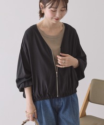 AMERICAN HOLIC | 【UVカット+接触冷感】Vネックドルマンブルゾン(その他アウター)