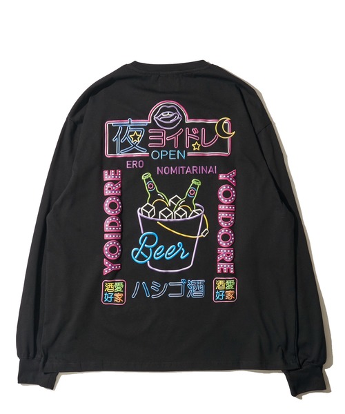 ADPOSION(アドポーション)の「【YOIDORE】ニューボトル クルーネックロングスリーブTシャツ(Tシャツ/カットソー・メンズ・ブラック/ホワイト・MEDIUM/LARGE/X-LARGE)」の6枚目の写真