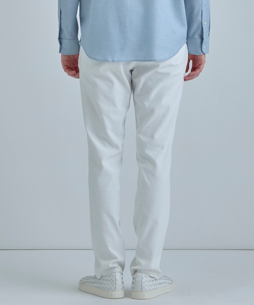 MEN'S BIGI（メンズビギ）の「シェルタリングドライオックス アンクルパンツ＜吸汗速乾/紫外線防止/接触冷感/ストレッチ＞（その他パンツ・メンズ・ホワイト/ブラック/サックスブルー/ベージュ・01/04/03/02）」の7枚目の写真