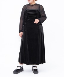 PUNYUS | ドロストベロアキャミワンピース(ワンピース)